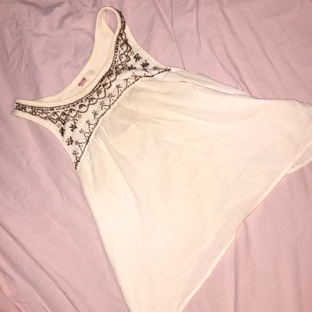 Detailed swing tank top